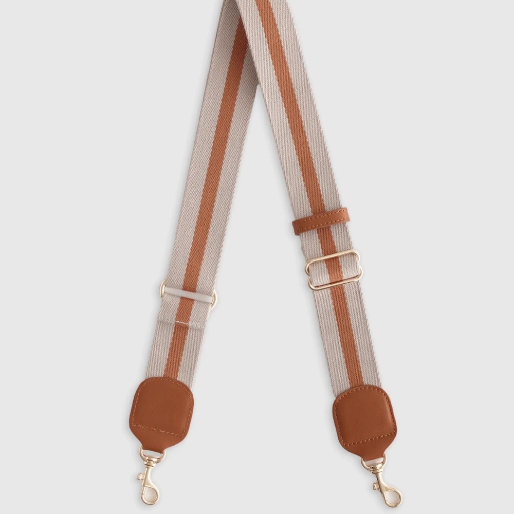 Quince Striped Adjustable Bag Strap
